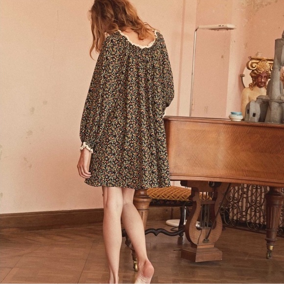 Doen Dresses & Skirts - Doên Blix Dress Floral Short Black Size L